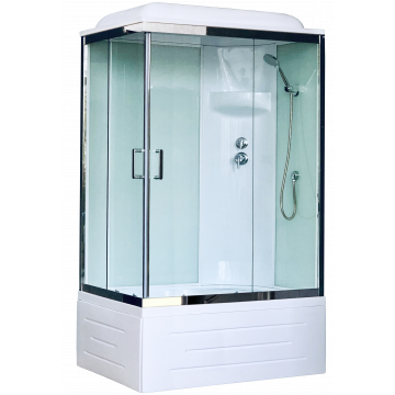 Душевая кабина Royal Bath RB8120BP6-WT-CH-R (белое/прозрачное)